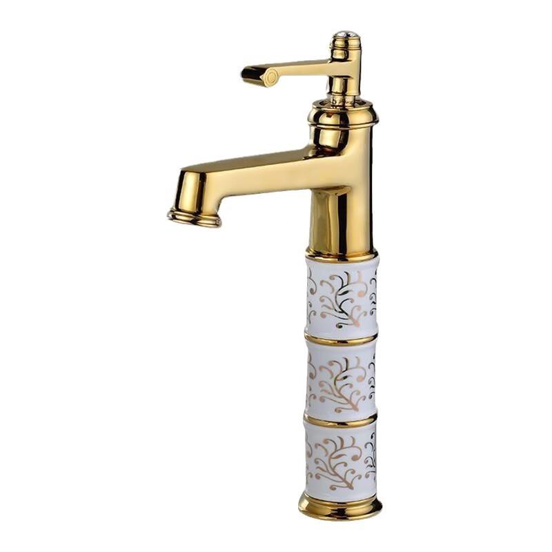 TLXT Rose Gold Basin Mixer Faucet