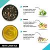 TEACURRY Fatty Liver Tea (1 Month Pack, 30 Tea Bags) - Helps With Fatty Liver Detox, Ginger, 60 Gms