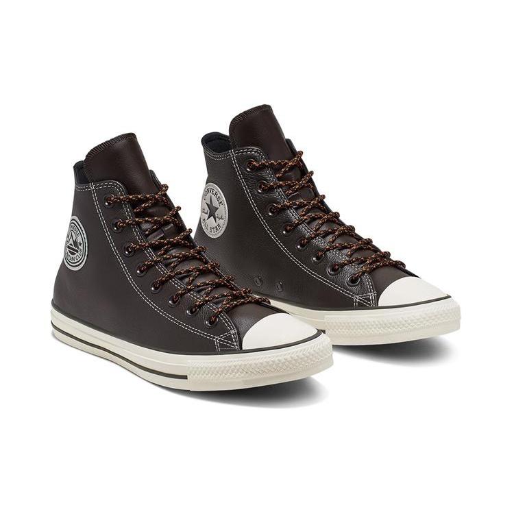 Converse Tumbled Leather Chuck Taylor All Star 'Brown White' Men's 165958C