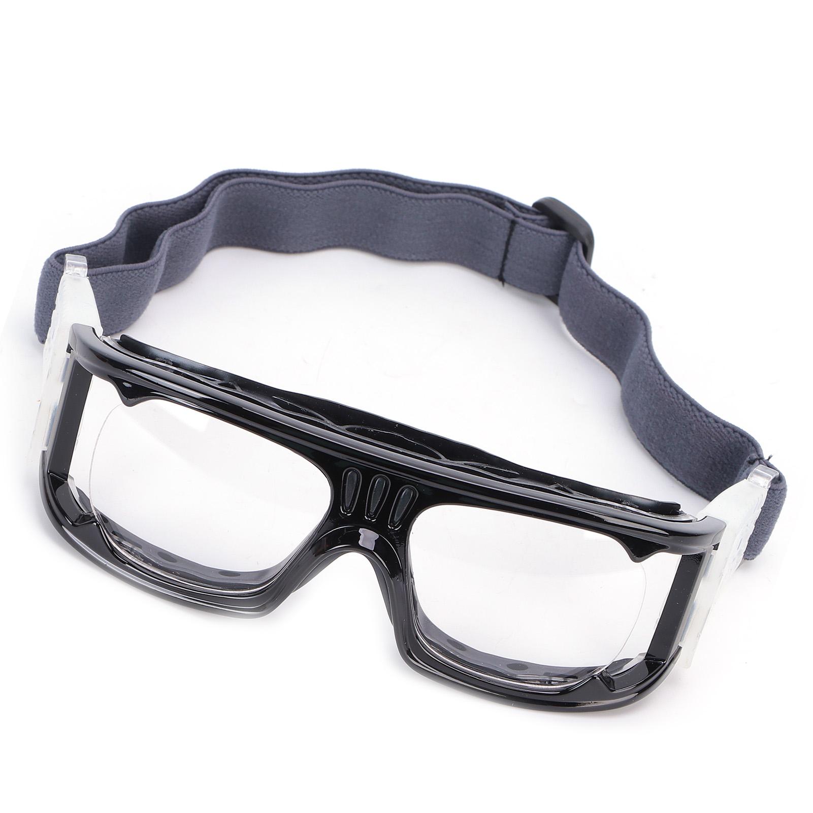 

Sports Goggles UltravioletProof Impact Resistance Scratchproof Football Protective Glasses(Black ) чорний