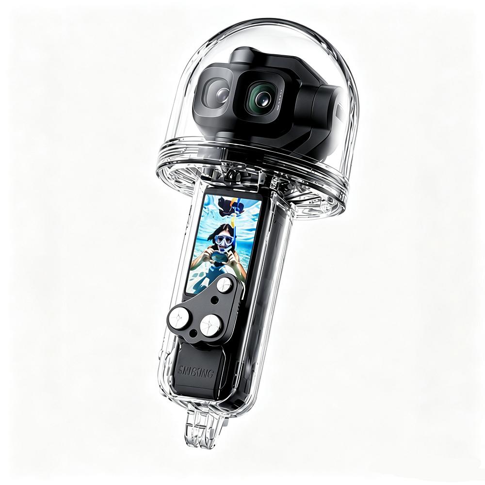 Водонепроницаемый чехол 50M для DJI Pocket 4 PRO Подводный корпус Прозрачная поликарбонатная линза с защитой от запотевания Ударопрочный чехол для камеры Аксессуар