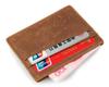 Jiameda Retro Leather RFID Card Holder & Coin Purse with Multi-Card Slots