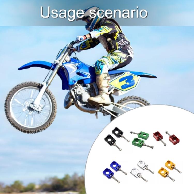 Aluminum Chain Adjuster For Electric Bike Motorcycles Rear Axles Blocks Aluminum Rear Wheel Axles Hub Spacers