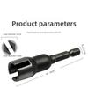 65mm Size Butterfly Hole Socket Wrench Black Finish Wing Nut Socket Tool  for Automotive Repair