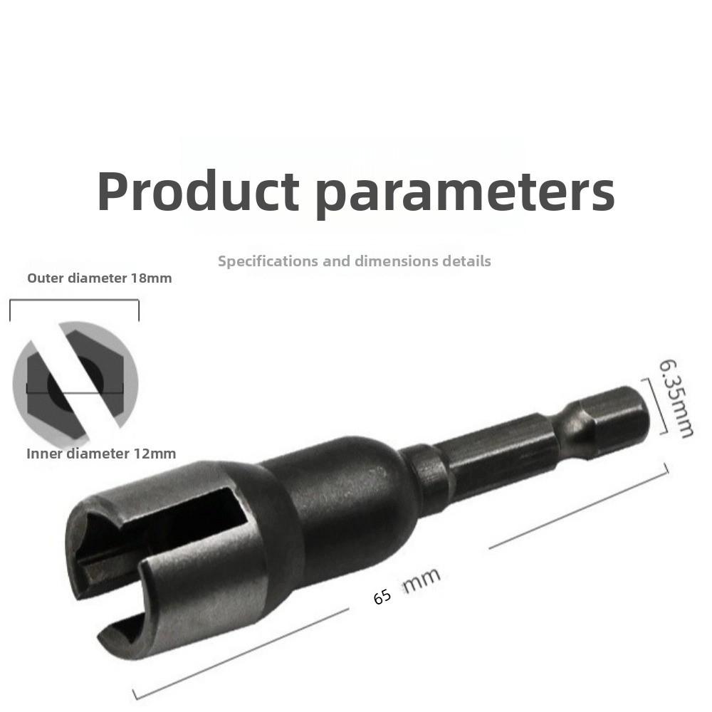 65mm Size Butterfly Hole Socket Wrench Black Finish Wing Nut Socket Tool  for Automotive Repair