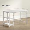 Computer Desk, with Power Sockets - White
