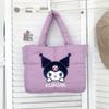 Kuromi Cute Embroidered Nylon Small Shoulder Bag For Daily Use