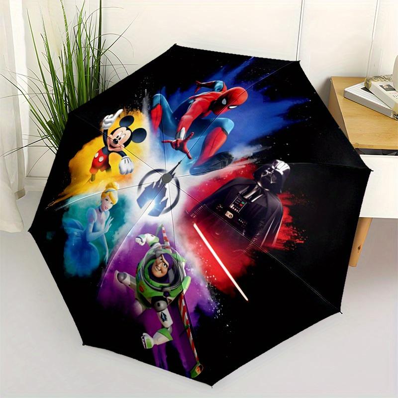 1pc Disney Characters Automatic Umbrella 8-Bone Design Compact Gear for Outdoor Travel,Perfect Gift for Friends' Birthdays Y250813045