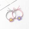 1pc Flower Hair Rope For Women Girls Trendy Minimalist Daisy Hair Ties High Ponytail Braid Small Rubber Band Hair Accessories