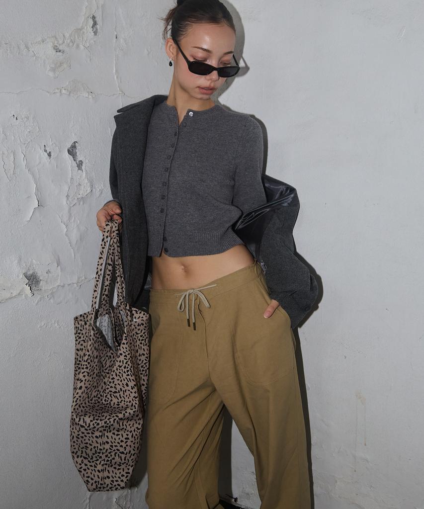 SHHSTUDIO Peach Cotton Pants_Beige