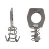 Professional Water Heater Door Latch Stainless Steel Twist Cam Lock Fastener 2-Piece/set Suitable for RVs Trailer Camper