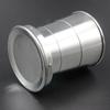 1pc Mini Collapsible 75/150/250ml Alcohol Cup Stainless Steel Portable Outdoor Wine Cup Travel Wash Mug Practical Drinkware