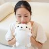Face Down Kitten Ball Table Rest Pillow Cat Circular Kitten Ball Plush Pillow  Workplace