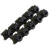 10 Stück 6mm Universelle Motorrad Verkleidung Karosserie Schrauben Roller Muttern M6 Turm Geschwindigkeit Befestigungsclips Schraube