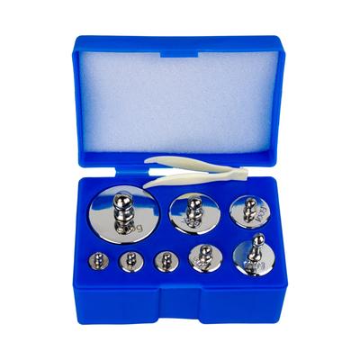 STEELMIGHT M2 High-Precision Weight Set, 8 Pieces (1kg, 10g, 20g, 50g, 100g, 200g, 500g) - Weights for Digital Scales, Digital Jewelry Scales, Measuri