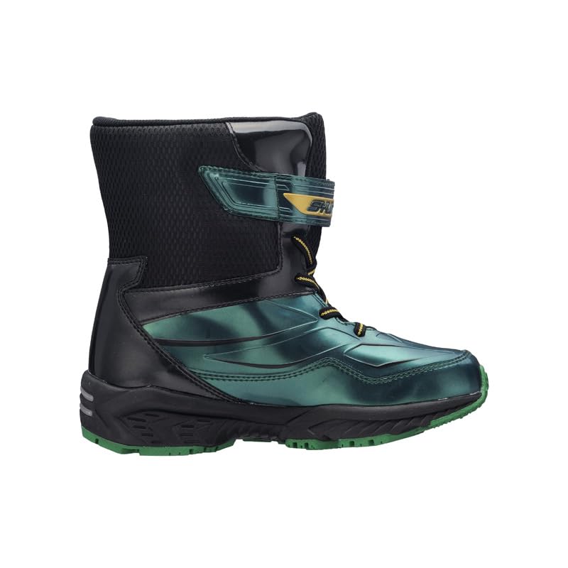 Shunsoku Water Cold SJW Green Snowshoes, Down, Kids, Boys, Children's Shoes, Repellent, Protection, 19-25cm, 3E, 1040,