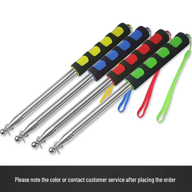 

Stainless Steel Telescopic Flagpole: 1.2m to 2.5m, Ideal for Tour Guides and Teaching