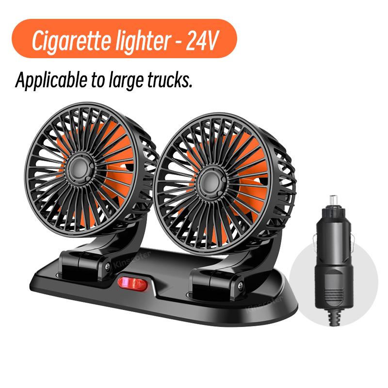 

5 В 12 В 24 В Автомобільний вентилятор Охолодження Автомобільний вентилятор Подвійна головка USB Автомобільний вентилятор Швидкість регулювання Автоматичний кулер Повітряний вентилятор Автомобільні аксесуари Регулювання вітру
