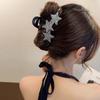 New Y2K Star Hair Claw Clips for Women Girls Shiny Crystal Pentagram Shark Clip Ponytail Hairpin Headwear Hair Accessories