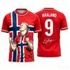 T Shirt with Argentina Coat of Arms Summer Fashion Family Style Adults Kids Fashion Soccer Jersey Unisex for Fitness Running