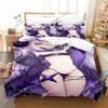 Anime Kawaii Girl La+Darknesss 3D NEW Duvet Cover Pillowcase Bedding Set Adult Boy Girl Bedroom Decoration Single Double Large