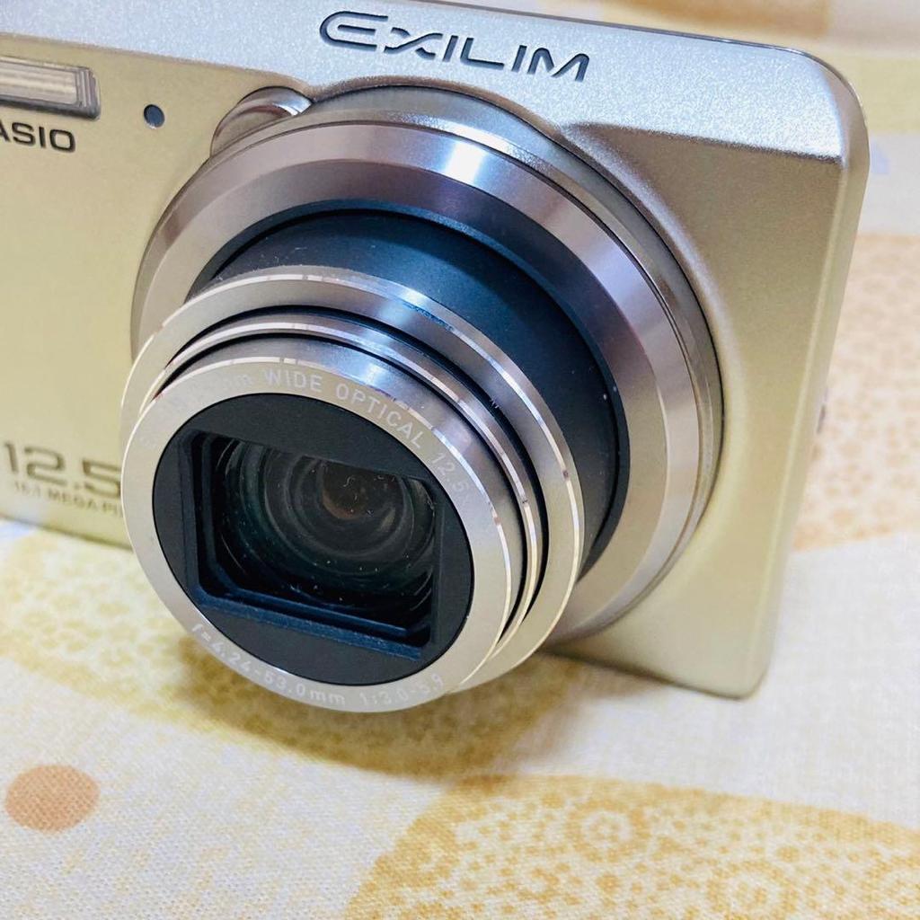 Used CASIO EXILIM EX-ZS150 digital camera, gold