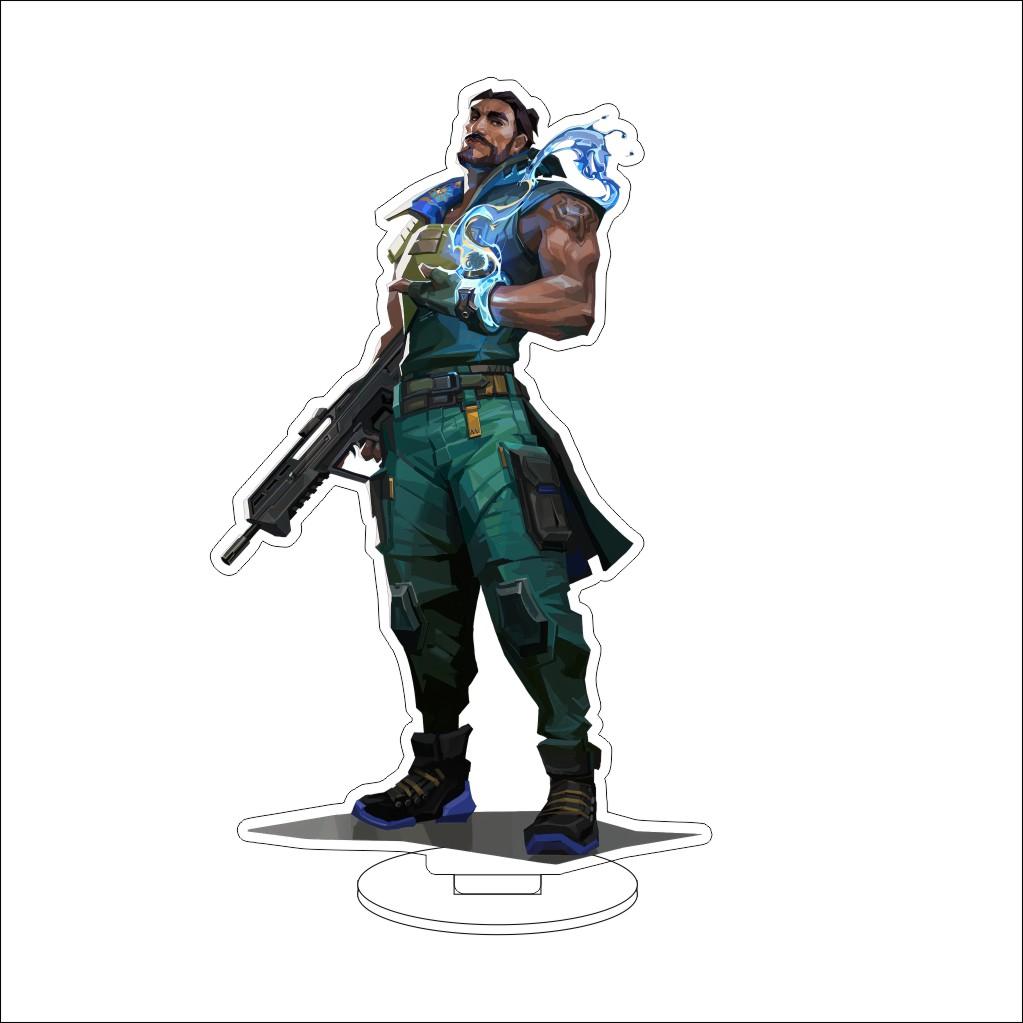 16CM VALORANT Acrylic Stand Model Waylay/Tejo/Clove/Vyse/Deadlock Figure Stand Halloween Gifts