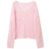 Sancai New Chinese Style Floral Knit Cardigan