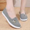 ****** and Autumn new old ******* cloth shoes women's non-slip flat heel s**t sole comfortable mother shoes in the elderly single shoes grandma shoes