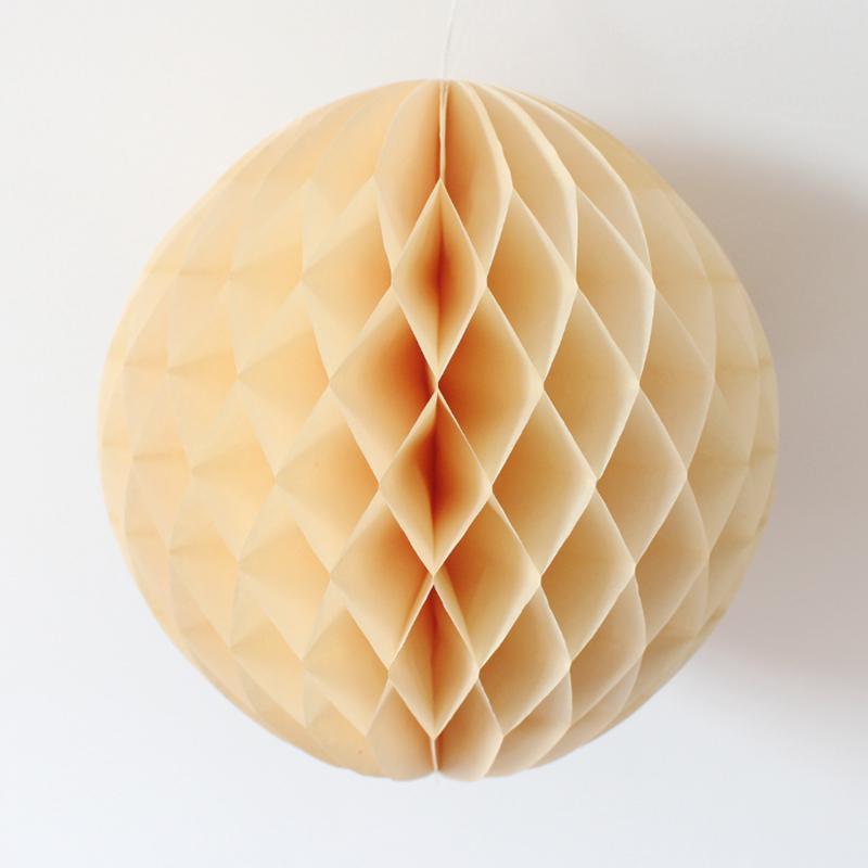 Hot Sale 10/15/20/25/30cm Decorative White Gray Tissue Paper Lantern Honeycomb Ball Wedding Kid Birthday Decoration Babyshower