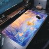 Cute Yellow Duck Lotus Large Extended Desk Mat Anime Scenery XXL Gaming Mouse Pad Non Slip Rubber Keyboard Mat Office Home Decor