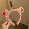 Adorable Bear Headband for Toothbrushing and Face Washing - Cute Cookie Hair Accessory with Hair Clip