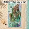 Beach TowelAriana Grande Custom Name Text Personalized Soft Towel for Beach Pool Indoor Home Decor Gift