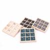 9 Grids Wooden Jewelry Show Props Ring Holder Case Wedding Ring Box Earrings Rings Organizer  Women