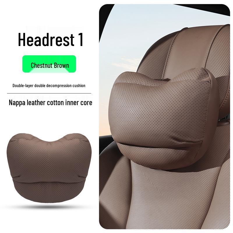 

Adjustable Neck Pillow & Lumbar Support Set for Hongqi Car Models HS5/H5/H9/HS7