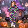 Kids Hoodie and Pants Set Halloween Print Pullover Sweatshirt for Boys Girls