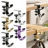 Clamp-on Desk Side Bag Hook Aluminum Alloy Bag Holder Portable Table Hanging Hook Office