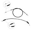 2PCS Golf Cart Accelerators Cable Assembly Metal Throttles Control Replacement for Club Car 2004+ Models