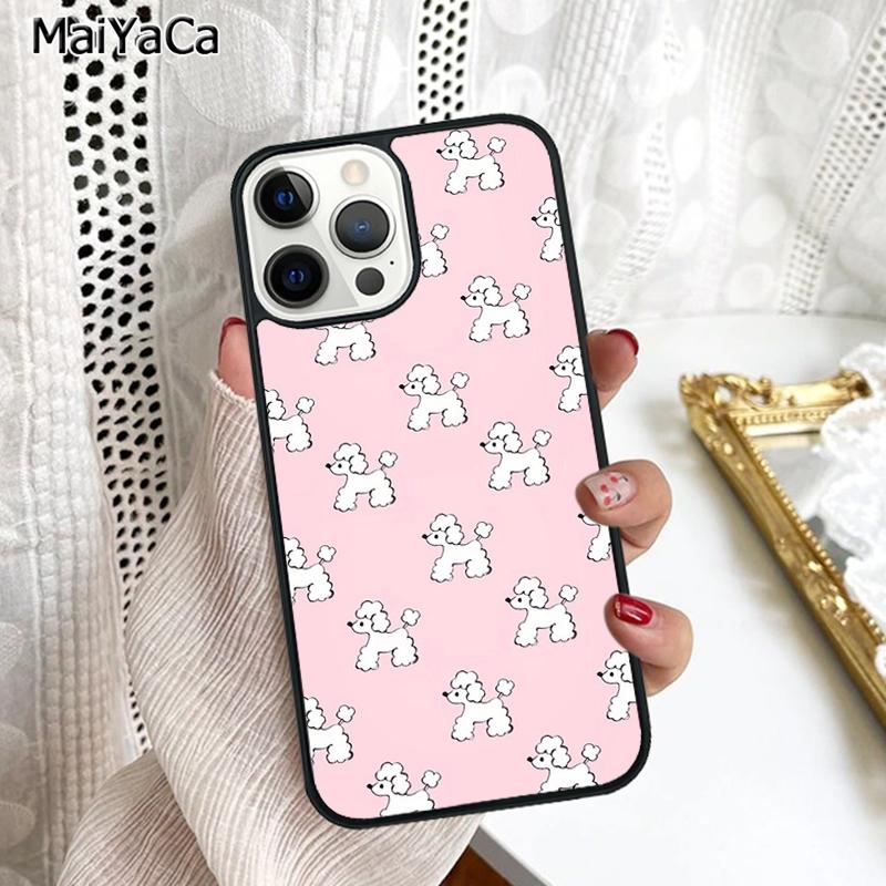 Poodle Dog Cartoon Phone Case Cover For iPhone 17 Air 16 16e 15 Plus 11 12 13 14 Pro Max Shell Coque