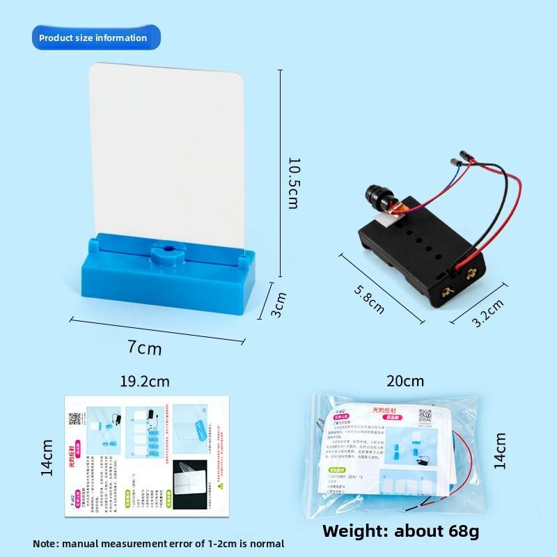Expérience Scientifique de Physique Kit DIY Réflexion de la Lumière Pour Enfants Jouet STEM Éducatif