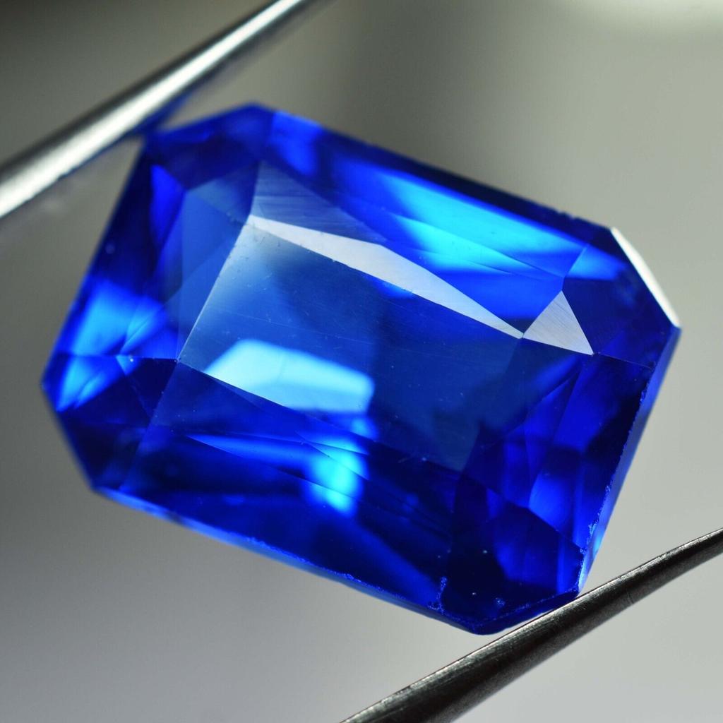 NATURAL Tanzanite Blue EMERALD CUT 8.90 Carat Loose Gemstones CERTIFIED DA-46534