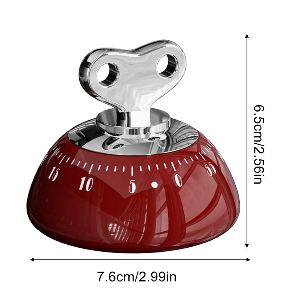 

Magnetic Cooking Kitchen Timers 60 Minutes Magnetic Cooking Timer Home Gadgets For BBQ Grilling Workouts Offices Classroom червоний