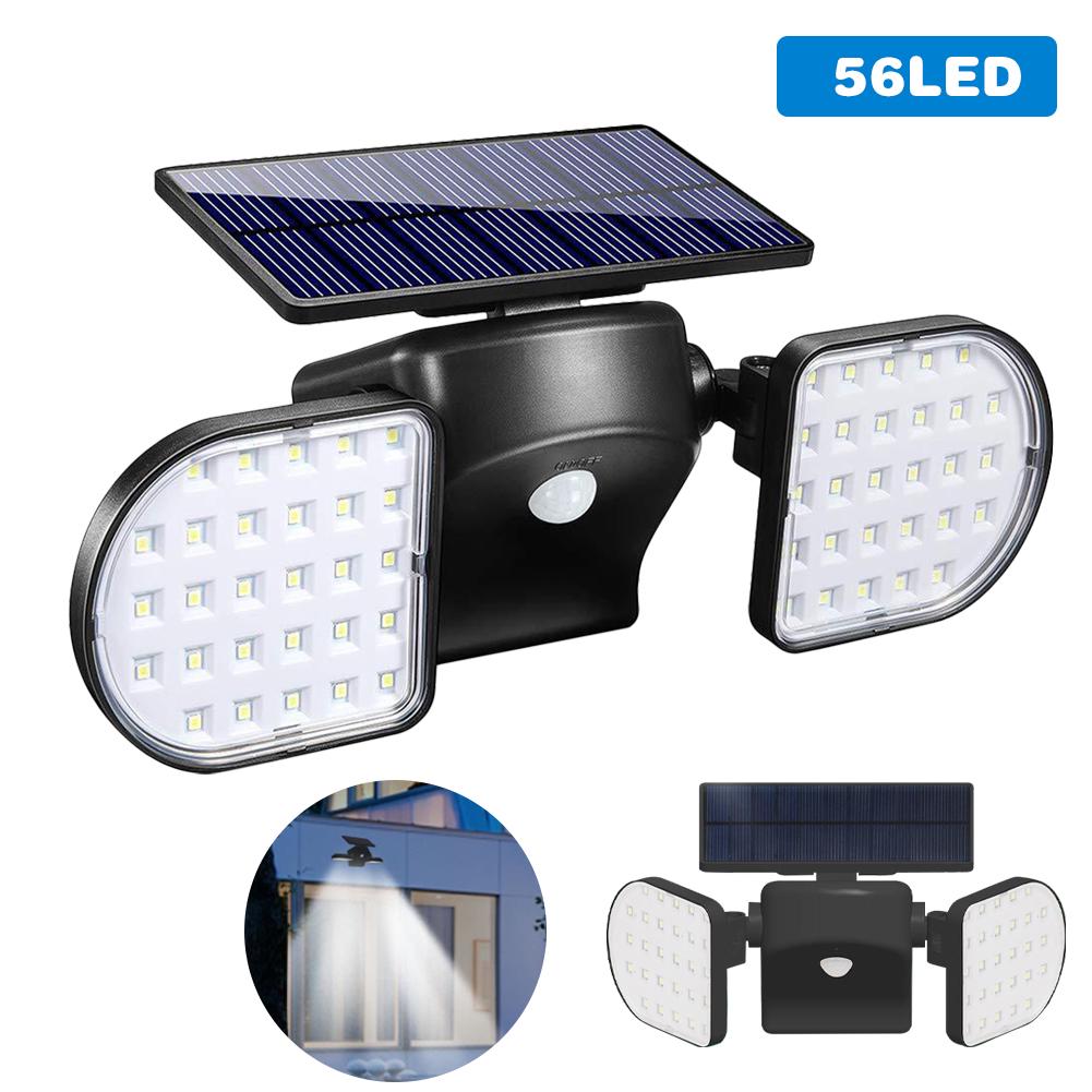 1pc 6Led Solarbetriebene Gutter Leuchten Außenbereich Garten Wandleuch Wasserd
