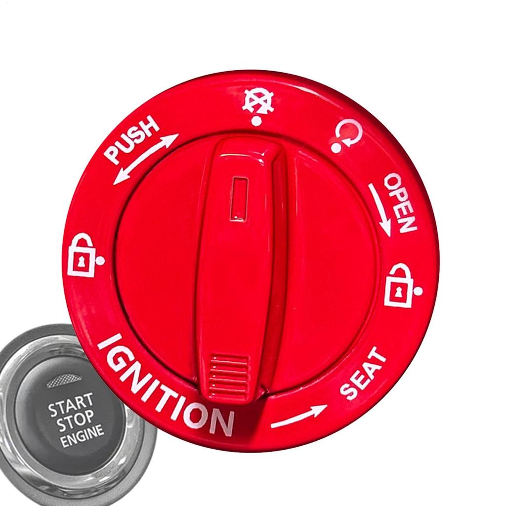 Car Start Button Cover - Creative Design Alloy Car Knob Protector - Rugged Alloy