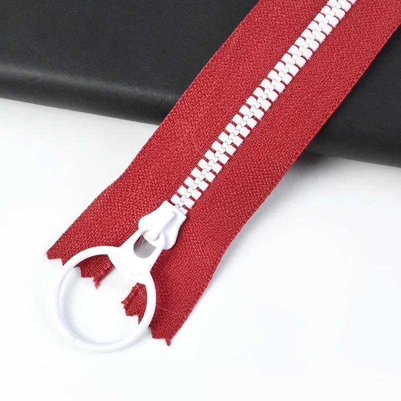 5/10Pcs Meetee 15-40cm 3# Close-end Resin Zippers Decorative Zips for Bag Pocket Zip Repair Kit DIY Garment Sewing Accessories