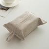 Capac elegant pentru cutie de șervețele din material textil, cu frânghie agățată, montat pe perete, suport pentru șervețele de hârtie pentru casă și birou