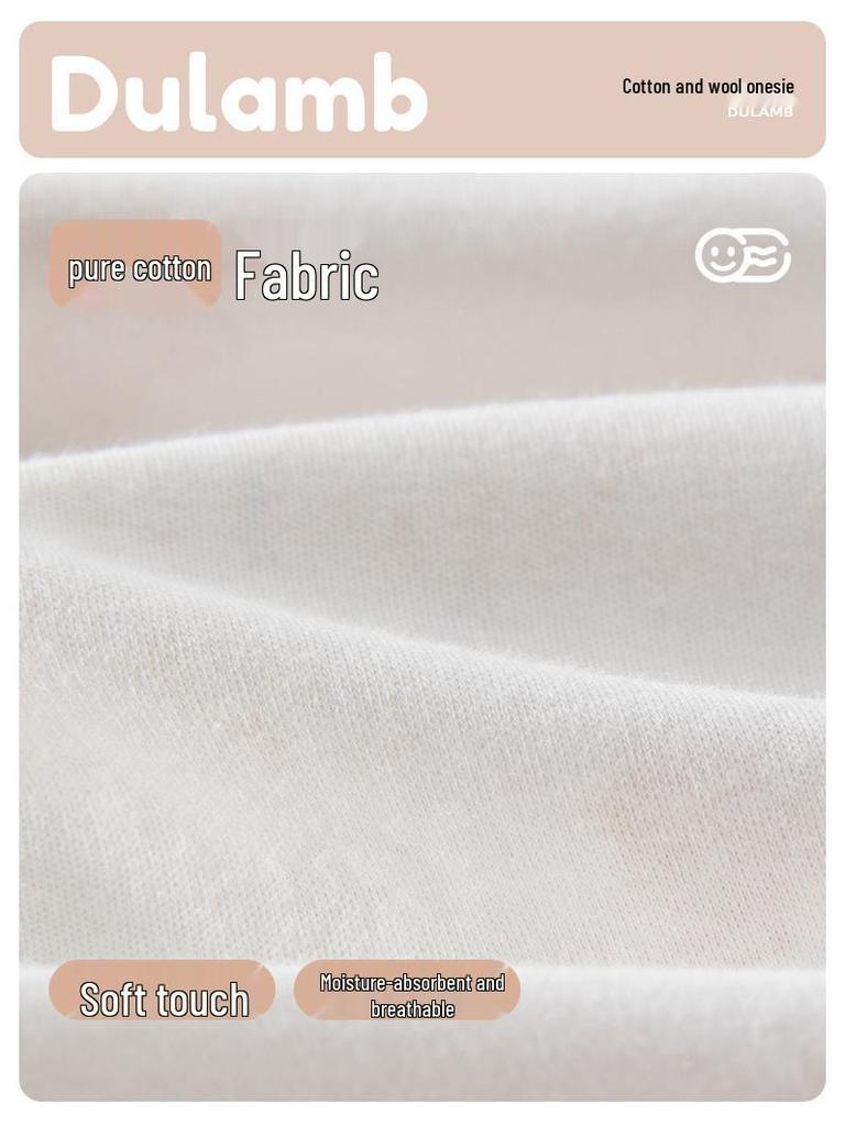 Baby Girls' French Style Cotton Bodysuit with Bow, for Spring and Autumn