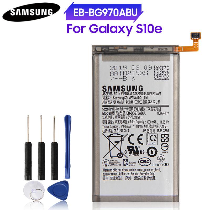 Batteria di Ricambio Originale EB-BG970ABU Per Samsung Galaxy S10e S10E SM-G970F SM-G970U SM-G970N SM-G9700 3100mAh