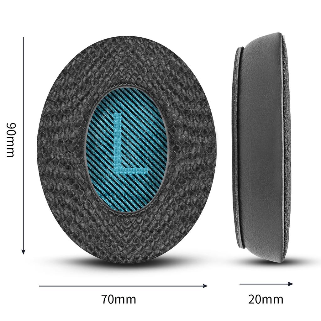 Replacement Cooling Gel Football mesh memory sponge Ear Pads Ear Pads Suitable For Bose QC35 ii QC15 QC25 AE2 Headphones
