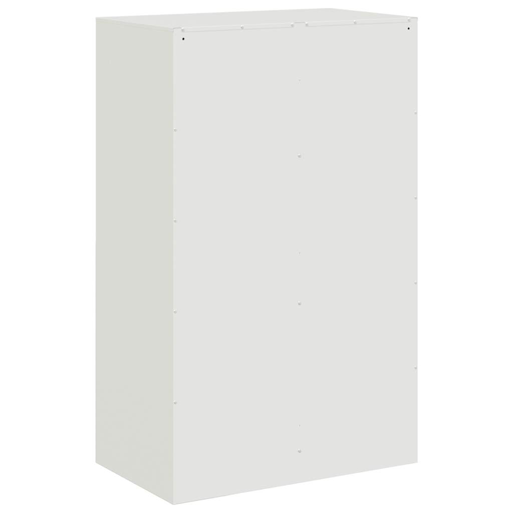 Sideboard White 67 x 39 x 107 cm Steel